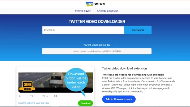 Twitter Video Downloader